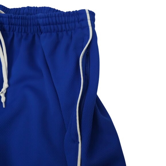 Nike Team Track Wind Pants Mens L Zipper Legs Elastic Drawstring Waist Blue - Picture 11 of 16